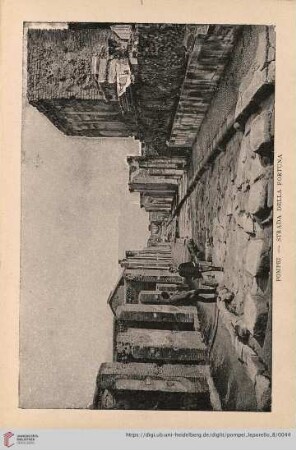 Pompei – Strada della Fortuna – Rue de la Fortune. – Street of Fortune. – Strada della Fortuna.