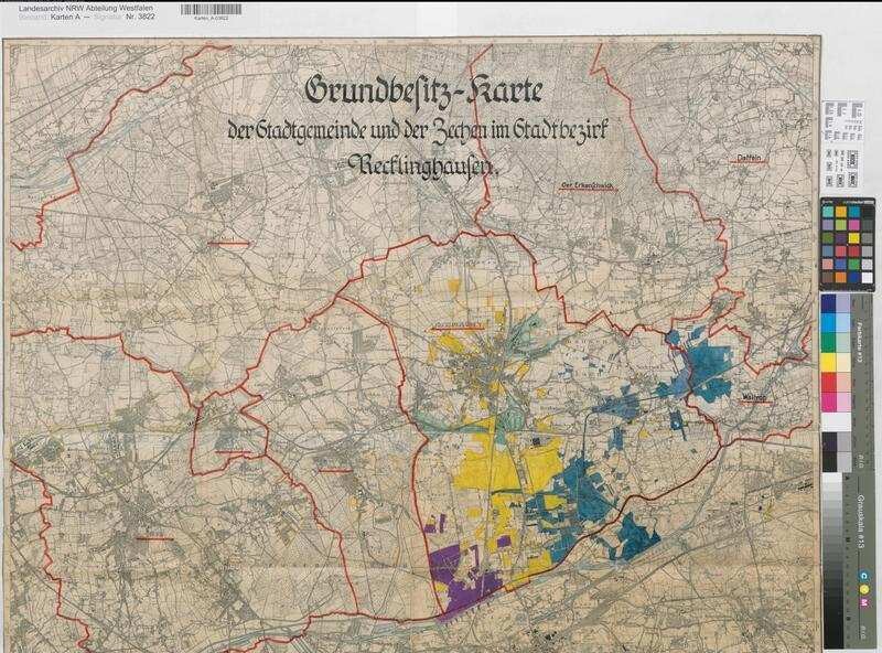 Recklinghausen Recklinghausen Grundbesitz Der Stadt Und Der