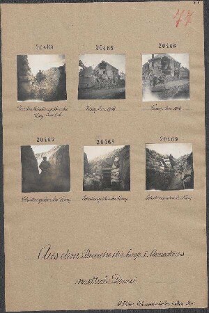Schützengräben bei Vimy