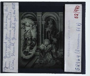 Gossaert, Hl. Lukas malt die Madonna (Wien KhM GG_894)