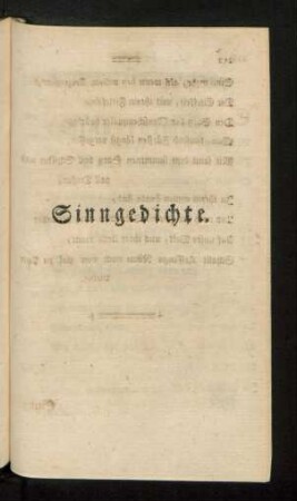 Sinngedichte
