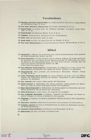 Möbel (Nr. 287-347)