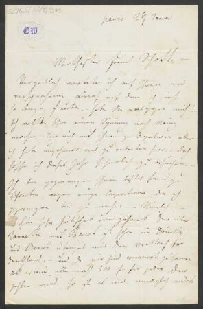 Brief an B. Schott's Söhne : 29.01.1841
