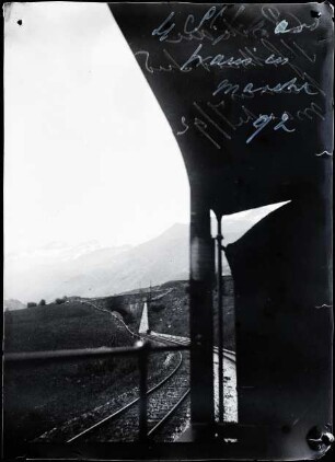 Eisenbahnstrecke in Richtung Sankt Gotthard