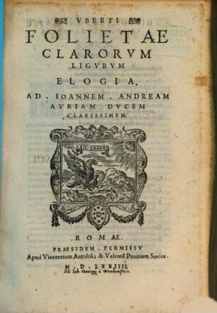 Clarorum Ligurum Elogia