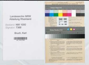 Entnazifizierung Karl Bruch, geb. 28.05.1892 (Strassenmeister)