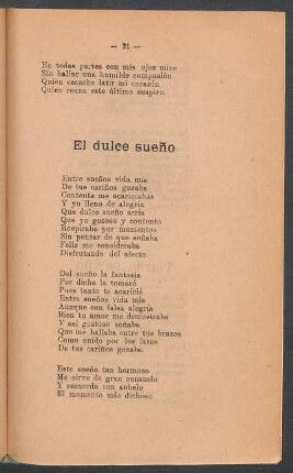 El dulce sueño