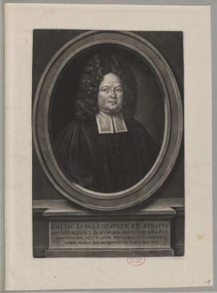 Bildnis des Ioh. Iac. Lvngershavsen