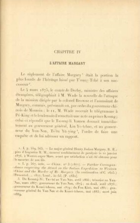 Chapitre IV. L'affaire Margary