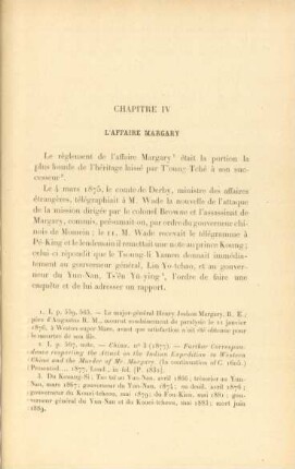 Chapitre IV. L'affaire Margary