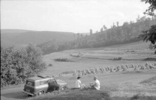 Volkholz: Rast mit Lloyd am Rothaargebirge bei Volkholz