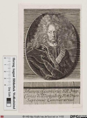 Bildnis Johann Casimir Kolbe (von Wartenberg) (II) (1701 Reichsgraf)