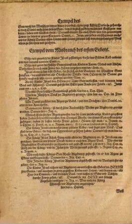Promptvarivm Exemplorvm : = Historienn vnd Exempelbuch
