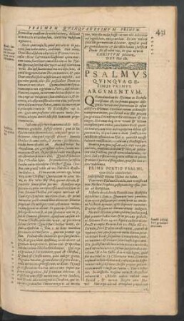 Psalmus Quinquagesimus Primus - Psalmus Sexagesimus.