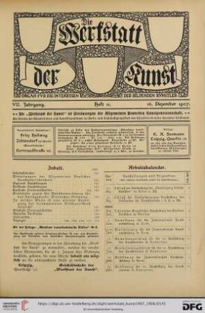 Heft 11 (16. Dezember 1907)