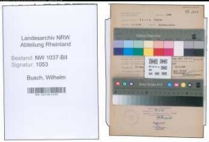 Entnazifizierung Wilhelm Busch , geb. 19.12.1896 (Stadtinspektor)