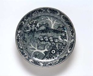 Persische Schale von China inspiriert