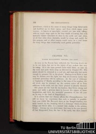 Chapter VII. Winter management, diseases, and pests.