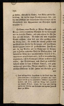 292-295, Eroeffnung neuer Canaele zu Privat-Rimessen ...