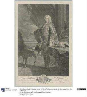 Porträt des Jean-Frédéric Phélypeaux, Comte de Maurepas