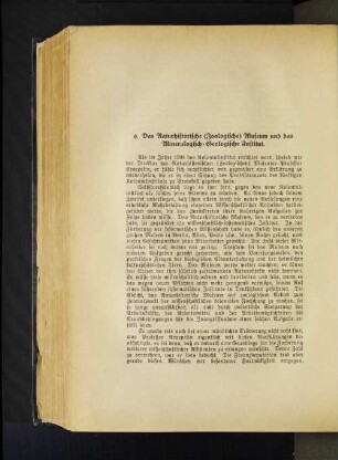 9. Das Naturhistorische (Zoologische) Museum und das Mineralogisch-Geologische Institut.