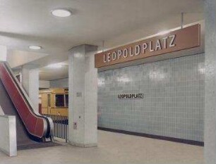 U-Bahnhof Leopoldplatz. Berlin-Wedding
