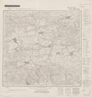 4432 (alte Nr.: 2527) Schwenda, Topographische Karte 1:25000 (4cm - Karte)
