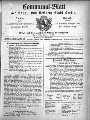 1871,42: No. 42, 15. Oktober 1871