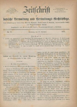 No. 23 - 26 = November - December