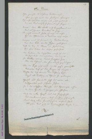 An Biron - Gedicht