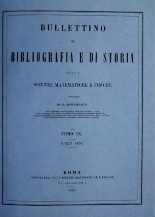 Tomo IX. Marzo 1876.