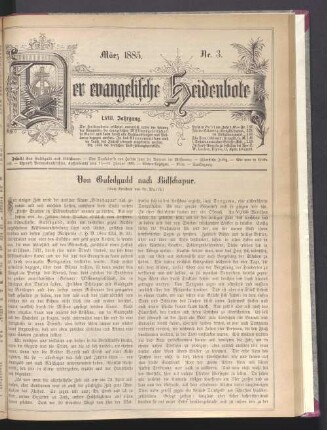 März 1885. Nr. 3