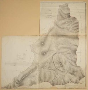 Plan // der im königl: Forstamt Murnau // gelegenen Waldung // Halbammer // welche nach Abzug der Steinbrüche // 4420 _ Tgwk. haltet - BSB Cod.icon. 180 uwt