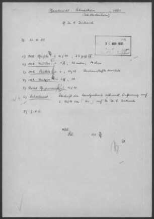 Schnaitheim mit Aufhausen, Großkuchen, Kleinkuchen, Rotensohl und Nietheim: Pfarrbericht 1951