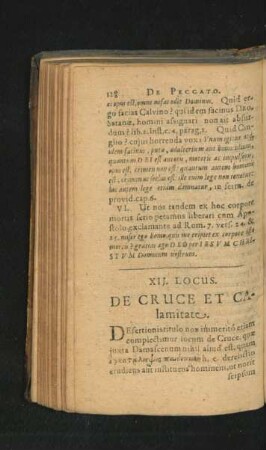 XII. Locus. De Cruce Et Calamitate.