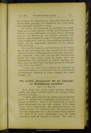 Wie werden "Netzplatten" für die Autotypie vor Beschädigung geschützt?