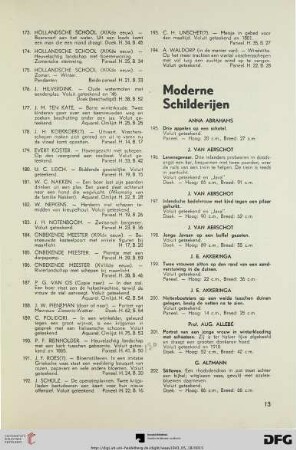Moderne Schilderijen (Nr. 195-514)