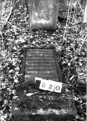 Grabstein 820