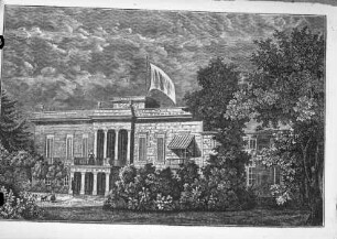 Ansicht des Schlosses Klein-Glienicke in Berlin