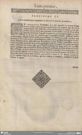 PROBLESME XV. Autre maniere pour augmenter la force de la fontaine preoedente.