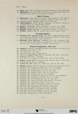 Neueste Doppeltaler, Taler usw. (Nr. 966-1145)