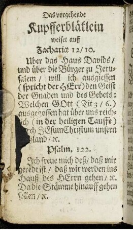 Das vorgehende Kupfferblätlein weiset auff [...]