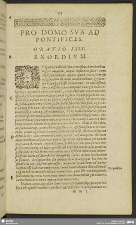 Pro Domo Sua Ad Pontifices. Oratio XXIX.