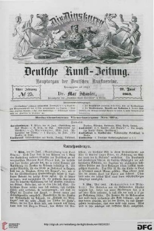 Nr. 25 (21. Juni 1863)