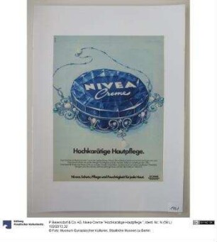 Nivea-Creme "Hochkarätige Hautpflege."