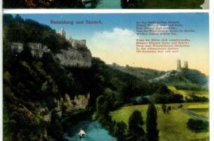 Rudelsburg. Rudelsburg und Saaleck