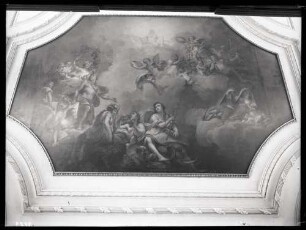 Hofbibliothek; Deckenbild, Allegorie