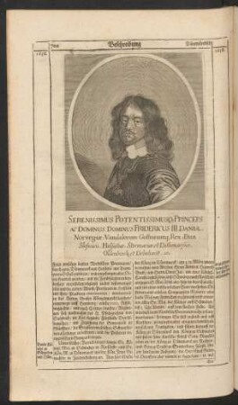 Serenissimus Potentissimusq Princeps Ac Dominus, Dominus Fridericus III. Daniae ...