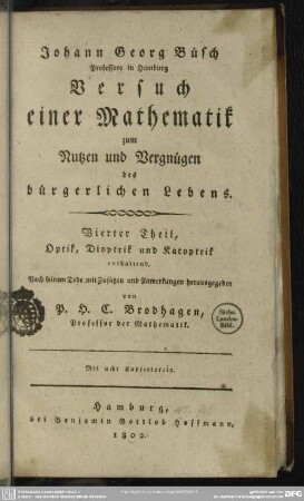 4: Optik, Dioptrik und Katoptrik