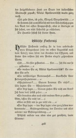 Höllische Finsternis